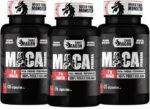 3x Maca Peruana Negra 120 Capsulas 2000mg Black Pura Premium Importada Para Homens e Mulheres Original