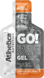 Atlhetica Nutrition GO ENERGY NOW GEL (10 sachês de 30g) Laranja com Acerola, Cor: Multicolorido. - Imagem 3