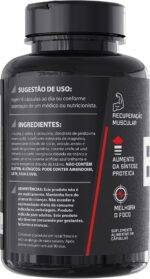 BCAA 3:1:1 Dark Lab, 60 Cápsulas, Aminoácidos, Recuperação Muscular - Imagem 2