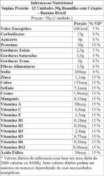 Banana Brasil Display Barra De Proteína Supino Protein Baunilha Com Crispies - 12 Unidades De 30G - Imagem 2