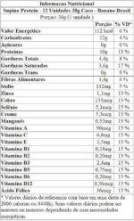 Banana Brasil Display Barra De Proteínas Coco Com Cobertura De Chocolate Branco Caixa Com 12 Unidades De 30G - Imagem 2