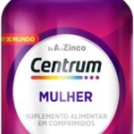 Centrum Mulher Multivitaminico Diário, com Magnésio, Vitamina D e Vitamina B12, 60 Comprimidos