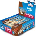 Chocowheyfer, Mais Mu, Wafer Proteico, Caixa Mista, 6g de Proteína, Zero Açúcar, Display com 12 Unidades