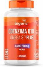 Coenzima Q10 200mg + Ômega 3 TG Plus + Vitamina E 120 Cápsulas Bigens (Unidade)