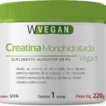 Creatina 220g Sabor Uva 220 gramas WVegan