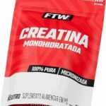 FTW Creatina Monohidratada 100% Pura - Explosão de Energia, Força e Resistência - Absorção Rápida para Ganho de Massa e Performance - Refil 300g