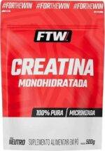 FTW Creatina Monohidratada 100% Pura - Explosão de Energia, Força e Resistência - Absorção Rápida para Ganho de Massa e Performance (Refil 500G) - Imagem 2