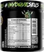 FTW Pré-Treino Diabo Verde em Pó com Cafeína, Aminoácidos Beta‑Alanina e Arginina para Treinos e Atividades Físicas - Pote 300 g (Frutas Vermelhas) - Imagem 2