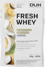 Fresh Whey Protein - Abacaxi e Coco Sachê 29g - 20g de Proteínas por Porção - Suplementos Naturais, Suplementação Treino Academia, Ganho Muscular Hipertrofia - DUX HUMAN HEALTH