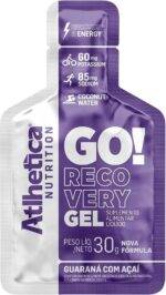 Go Energy Gel (10 Sachês) - Sabor Guaraná e Açai, Atlhetica Nutrition, Roxo - Imagem 3