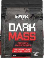 Hipercalórico Dark Mass Dark Lab, 3kg, Morango, Ganho de Massa