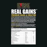 Hipercalórico Real Gains - Universal Nutrition (3Kg, Chocolate) - Imagem 2