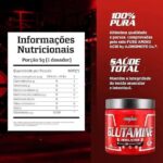 Integralmedica - Glutamina Natural Isolada em Pó - Suplemento Sem Sabor - 300g - Imagem 2