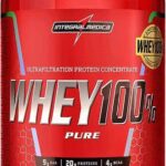 Integralmédica - Whey Protein Concentrado Cookies and Cream 100% Pure - 21g de Proteína por Scoop, Suplementação Alimentar Pós-Treino, Fórmula Enriquecida com BCAAs - Pote 900g