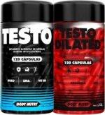 Kit Testo Pote 120 Cápsulas + Testo Dilated Pote 120 Capsulas