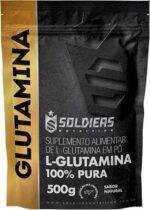 L-Glutamina 500g - 100% Pura Importada - Soldiers Nutrition