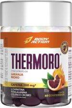 Laranja Moro Cafeína L-Carnitina Cromo Thermoro 60 Comp Bodyaction