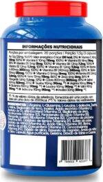 MULTIVITAMÍNICO MAIS COMPLETO DO BRASIL (60 Cáp) – COM BCAA E AMINOÁCIDOS – FÓRMULA AMERICANA – USA SPORT NUTRITION - Imagem 2