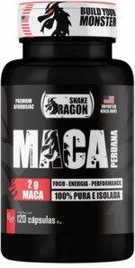 Maca Peruana Negra 120 Capsulas 2000mg Black Pura Premium Importada Para Homens e Mulheres Original 2g Por Dose