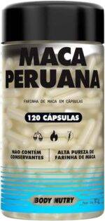 Maca Peruana Premium 2500mg 100% Pura Pote 120 Cápsulas Matéria Prima Importada Para Homens e Mulheres | Energia Resistência