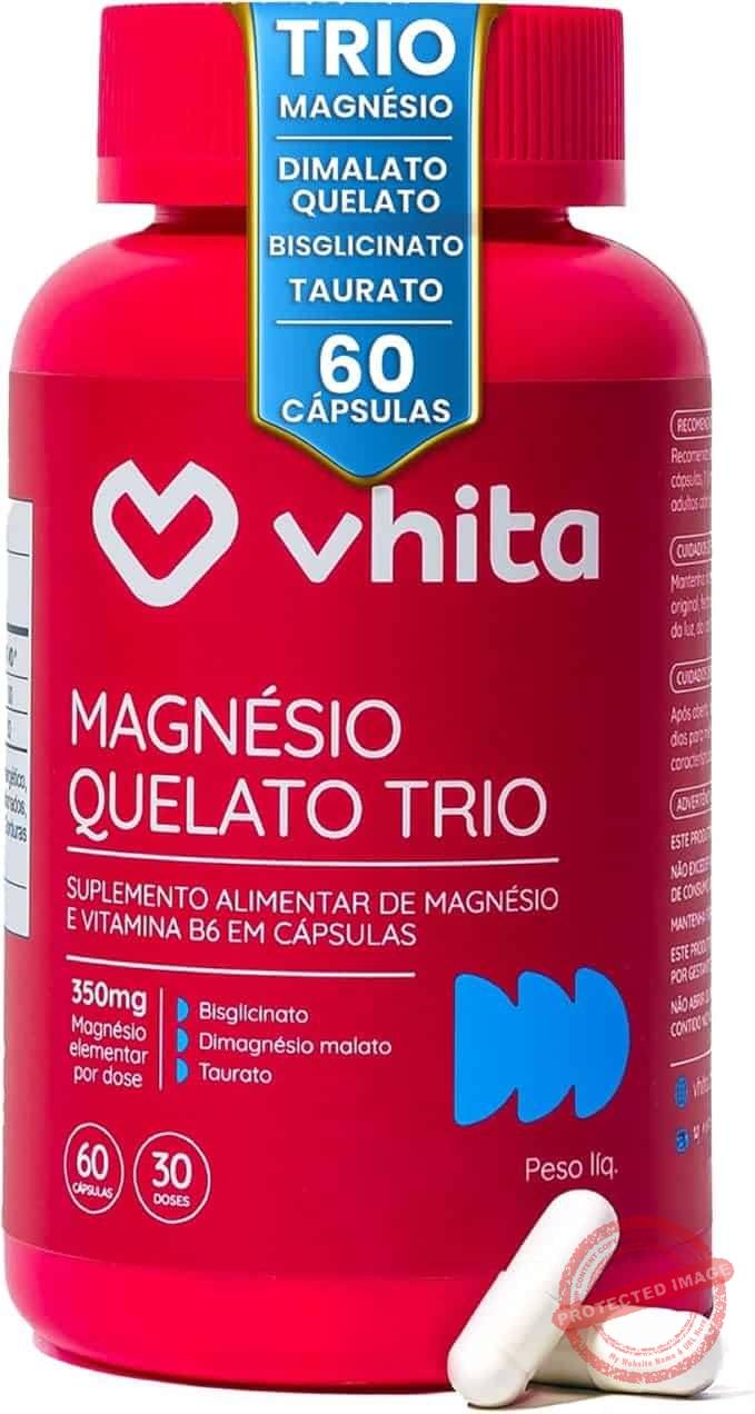 Magnesio-Quelato-Trio-Dimalato-Bisglicinato-e-Taurato-com-Vitamina-B6-350mg-Vhita-60-Capsulas-1.jpg Magnésio Quelato Trio, Dimalato, Bisglicinato e Taurato com Vitamina B6 350mg Vhita 60 Cápsulas - Imagem 1