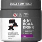 Max Titanium Bcaa 4: 1: 1 - 280G Drink Uva -