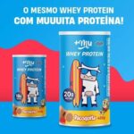 '+Mu Whey Concentrado Sabor Paçoquita 20g Proteína - Pote 450g - Imagem 3