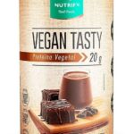 NUTRIFY Vegan Tasty Proteína Vegetal com 20g de Proteína por Dose - Suplemento Alimentar À Base de Plantas - Sem Lactose, Sem Glúten, Vegano - Sabor Brownie de Chocolate - 420g