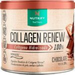 Nutrify - Collagen Renew Chocolate 300G - Colágeno Hidrolisado Verisol - Saúde e Beleza - Sabor Chocolate