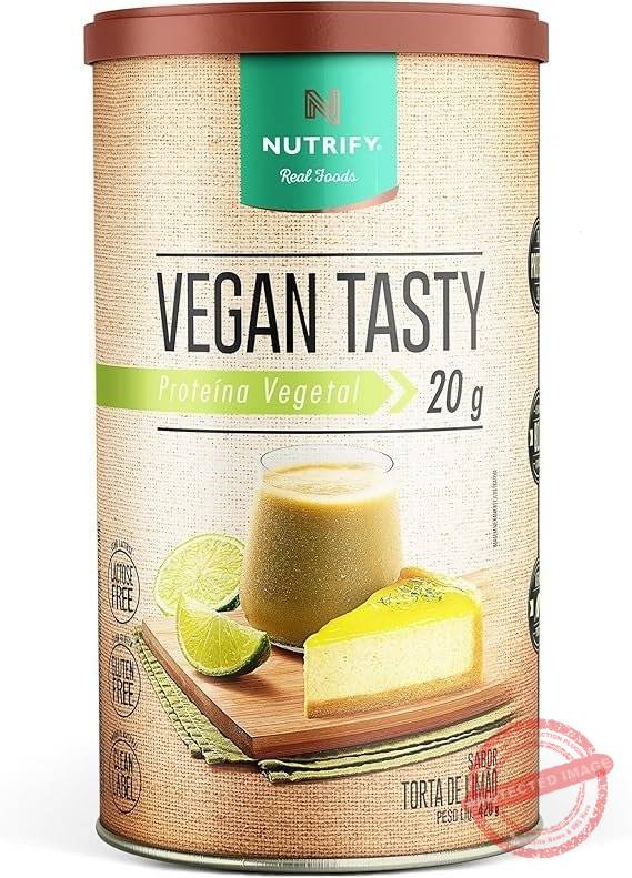 Nutrify-Proteina-Vegatal-Vegan-Tasty-420g-Torta-de-limao.jpg Nutrify - Proteína Vegatal Vegan Tasty - 420g - Torta de limão - Imagem 1