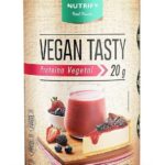 Nutrify Vegan Tasty Proteína Vegetal com 20g de Proteína por Dose - Suplemento Alimentar à Base de Plantas - Sem Lactose, Sem Glúten, Vegano - Sabor Cheesecake de Frutas Vermelhas - 420g