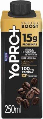 Pack YoPRO Bebida Láctea Energy Boost UHT Café Expresso 15G de Proteínas 250ml - 24 Unidades - Imagem 3