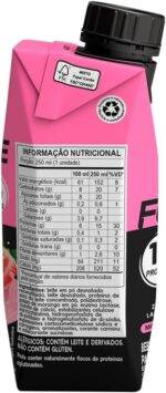 Piracanjuba ProForce 15g de Proteínas Zero Lactose Sabor Morango - 12 Unidades de 250ml - Imagem 3
