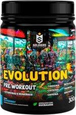 Soldiers Nutrition - Pré-Treino Evolution Pré Workout 300g - (Blueberry)