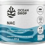 Suplemento Alimentar em Capsulas NAC de N-Acetil L-Cisteina 120 Capsulas de 500mg Ocean Drop