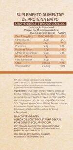 True Source True Vegan Proteína Vegetal - 837G Chocolate Branco Com Coco - Imagem 2