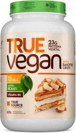 True Vegan Proteína Vegetal (837G) - Sabor Banoffee Crispy - True Source