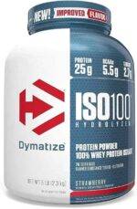 Whey Hidrolizado ISO 100 - Dymatize Nutrition - 5.0lbs - Morango