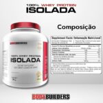Whey Protein 100% Isolada Chocolate 2kg - Bodybuilders - Imagem 3