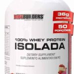 Whey Protein 100% Isolada Morango 2kg - Bodybuilders