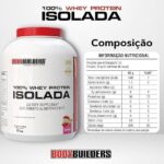 Whey Protein 100% Isolada Morango 2kg - Bodybuilders - Imagem 2