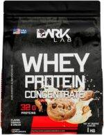 Whey Protein Concentrado Dark Lab, 1kg, Cookies & Cream, Proteína Concentrada do Soro do Leite (WPC), Ganho de Massa Muscular, Suporte Nutricional